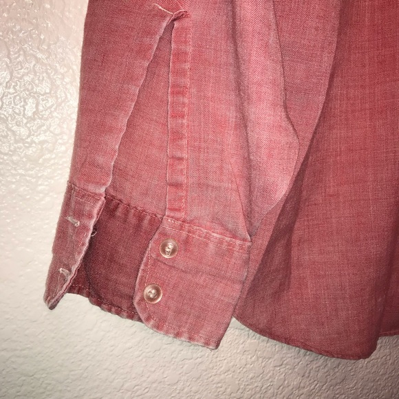LEVI'S Red Vintage L/S BIG "E" Country Coastal Vibes sz L - Picture 9 of 16